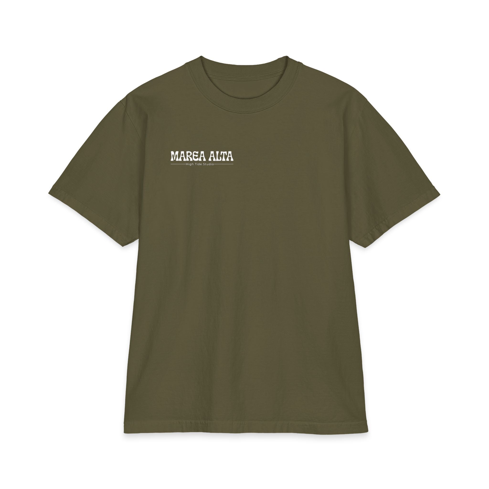 Camiseta Oversized Surf Vintage Marea Alta – Verde