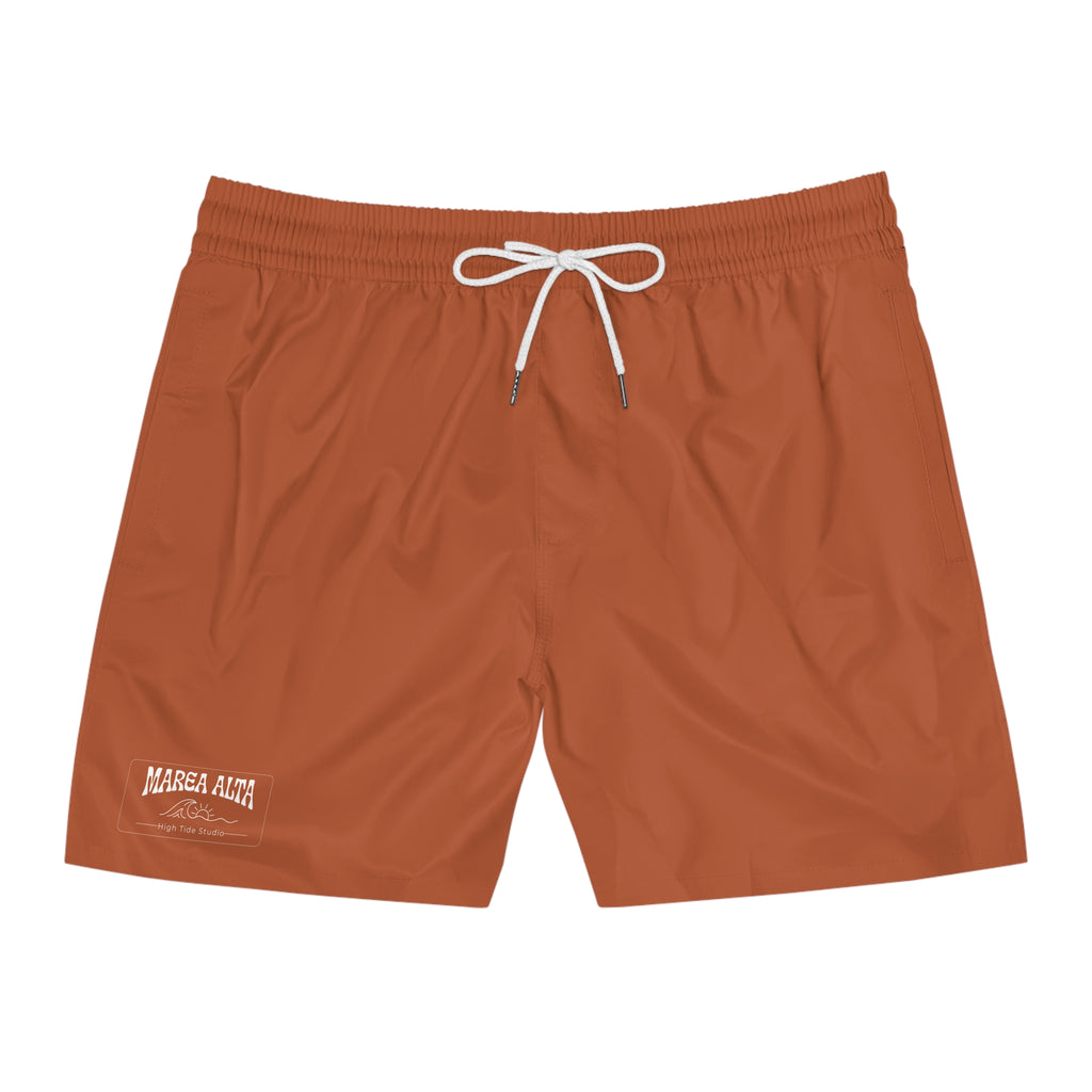 Mid-Length Swim Shorts Marea Alta - Terracota